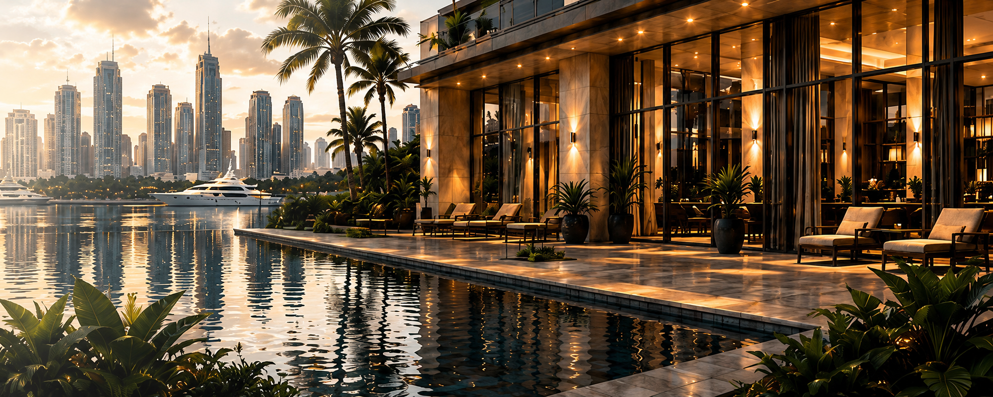 Luxury waterfront development
