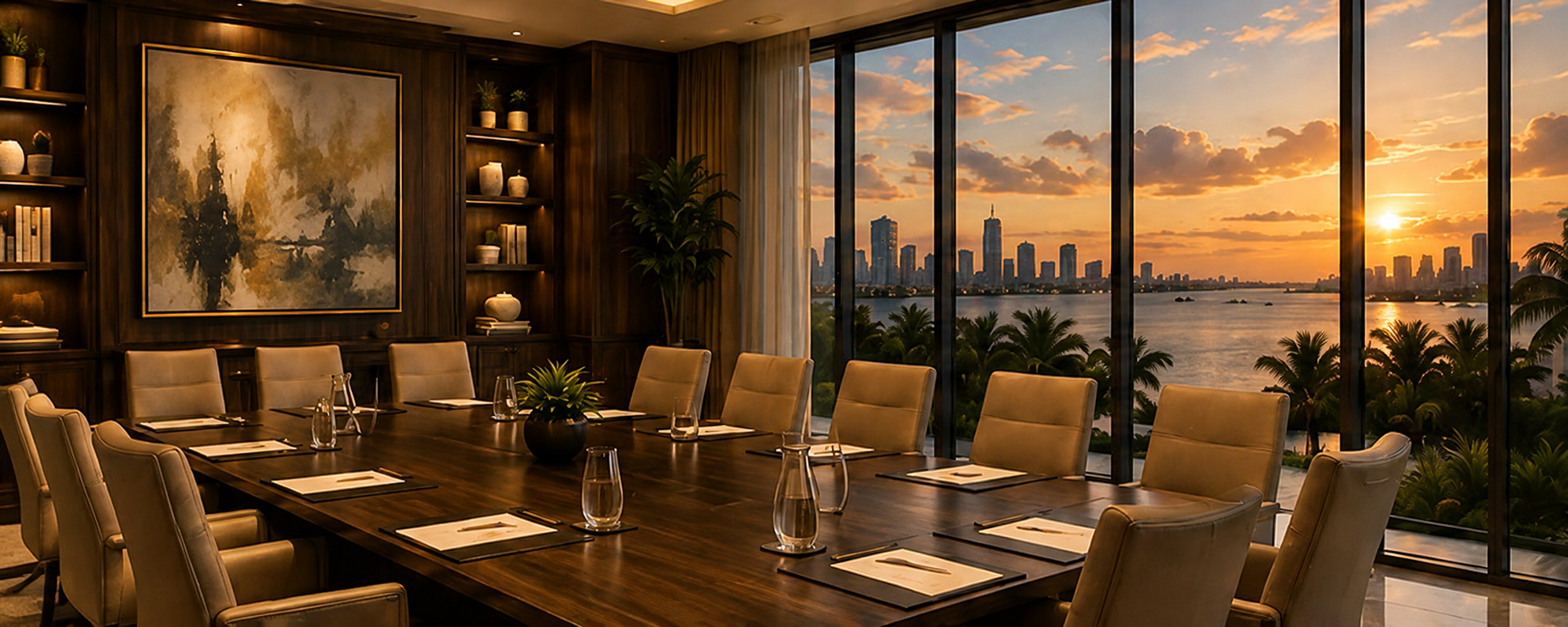 Executive boardroom